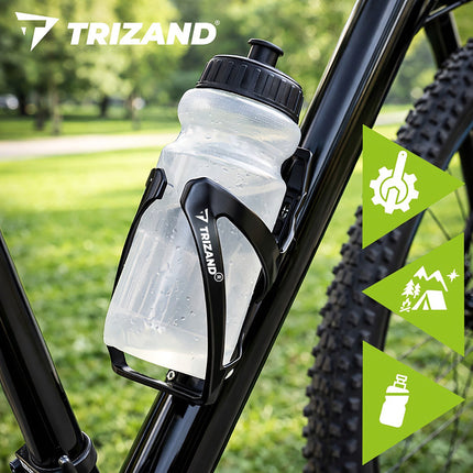 Bicycle Bottle Holder, Universal PP, Black, 13.5x7 cm