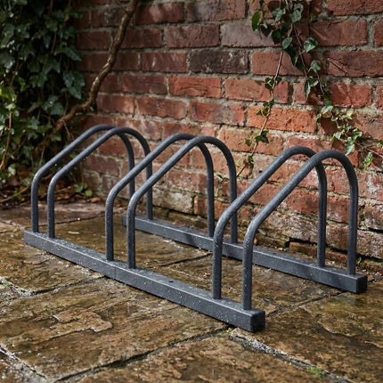 Bicycle Rack, Floor Or Wall Mount, Steel, 65 mm Tires