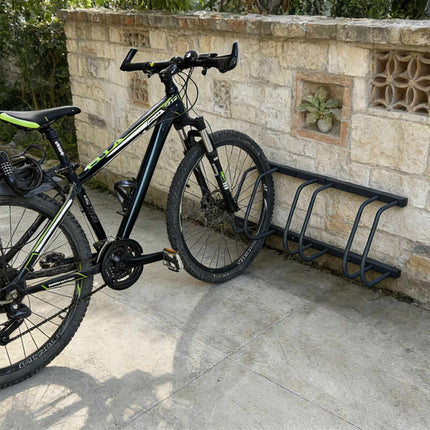 Bicycle Rack, Floor Or Wall Mount, Steel, Up To 65 mm