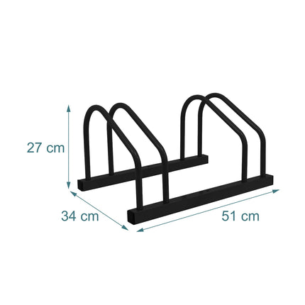 Bicycle Rack Stand – Floor Or Wall Mount, Steel, 65 mm