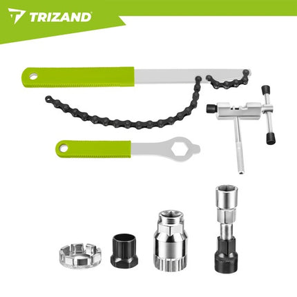 Bicycle Repair Kit, 7-Piece Carbon Steel Tools