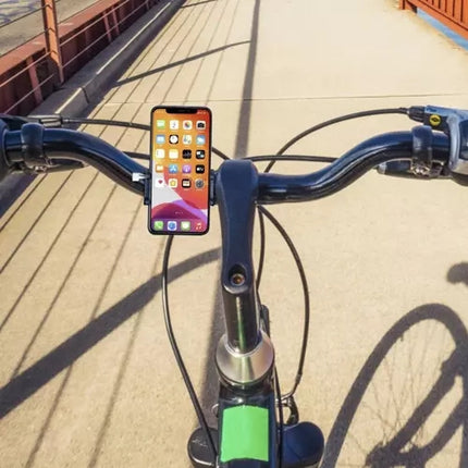 Bicycle phone holder with an elastic U18282