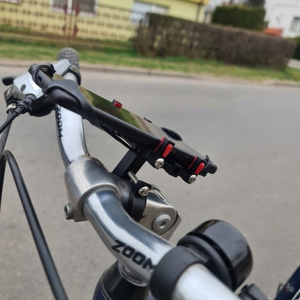 Bicycle phone holder with rubber band U18313