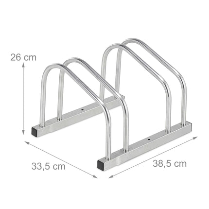 Bicycle rack for 2 bicycles