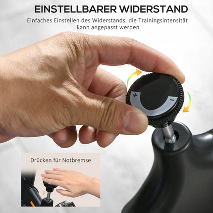 Exercise bike trainer with LCD screen and adjustable seat