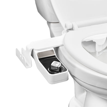 Bidet Attachment, 0.3in Ultra-Thin, Dual Nozzles, Pressure Control