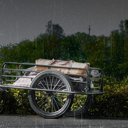 Bike Cargo Trailer, 275 lb Capacity, Foldable, 20 in Wheels