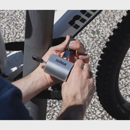 Bike Chain Lock, Metal, 94 cm, 2 Keys Included