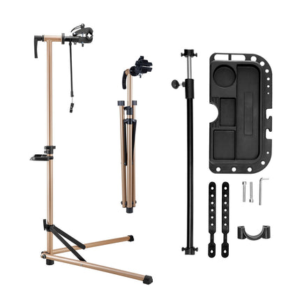 Bike Repair Stand, 88 lb Capacity, Adjustable Height, Tray