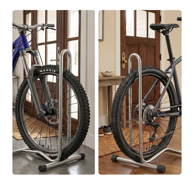 Fietsstandaard voor e-bikes, stalen vloerstandaard, antislipvoetjes