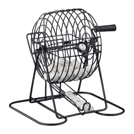 Bingo game with lottery drum