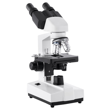Binocular Compound Microscope 40-5000X, LED, Phone Mount