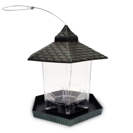 Bird Feeder House – Green, Outdoor Garden Decor