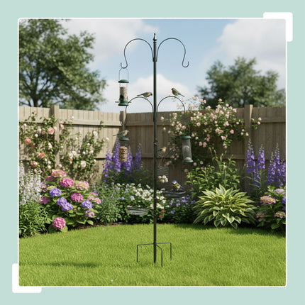 Bird Feeding Station – 6-in-1 Steel Feeder