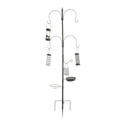 Bird Feeding Station – 6-in-1 Steel Feeders