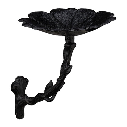 Bird bath in cast iron for the wall
