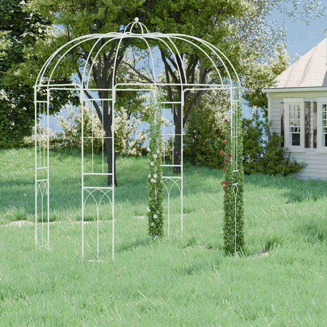 Birdcage-Shaped Metal Garden Arbour – Romantic Gazebo