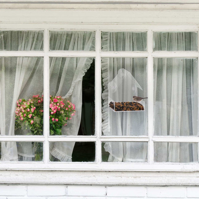 Bird feeder window
