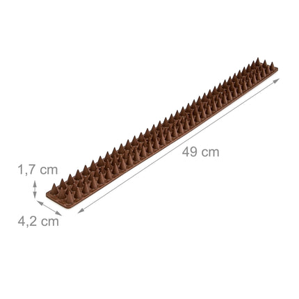 Bird repellent nails for fences