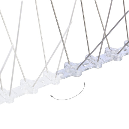 Bird repellent spikes, set of 6