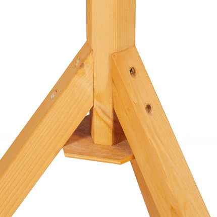 Bird table on pole