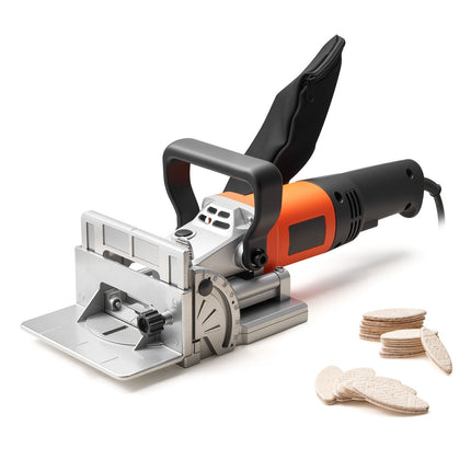 Biscuit Plate Joiner 760W, Adjustable Depth And Angle