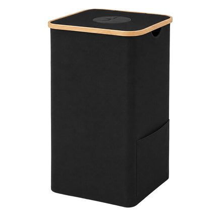 Black 100L Bottle Collection Bin with Removable Bag