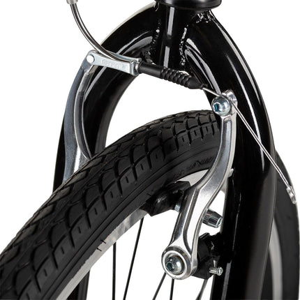 Black 26/20"" Pumped Wheels Scooter