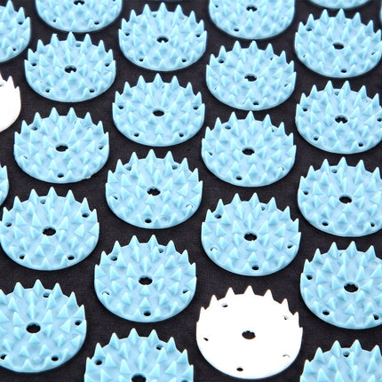 Black Acupressure Mat with Pillow Set