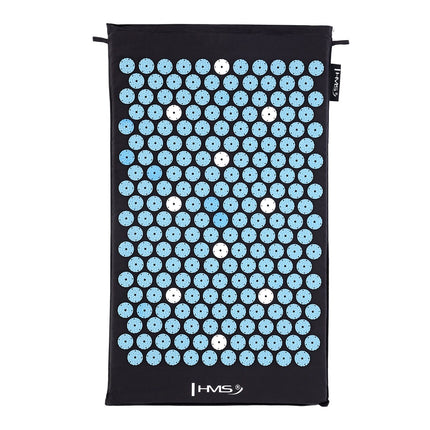 Black Acupressure Mat with Pillow Set