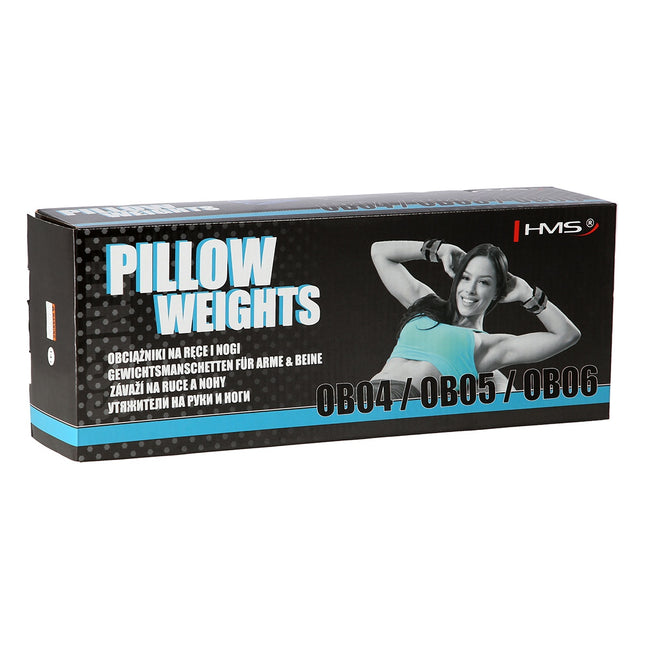 Black Ankle & Wrist Weights, 2 x 3 kg