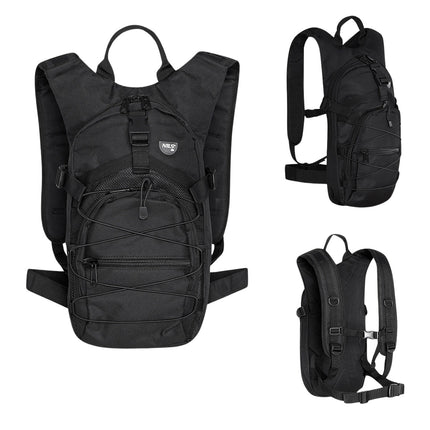 Black Backpack, Durable, Spacious, Travel-Friendly