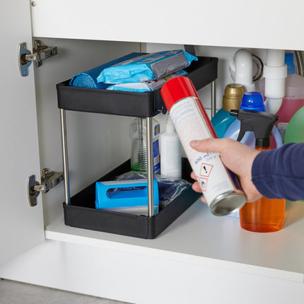 Black Base Unit Shelves, Set of 2 – Kitchen Organisers