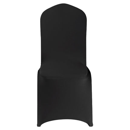 Black Chair Covers 100-Pack, Stretch Spandex Slipcovers