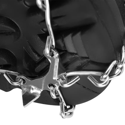 Black Crampons, Medium Size, Anti-Slip Traction