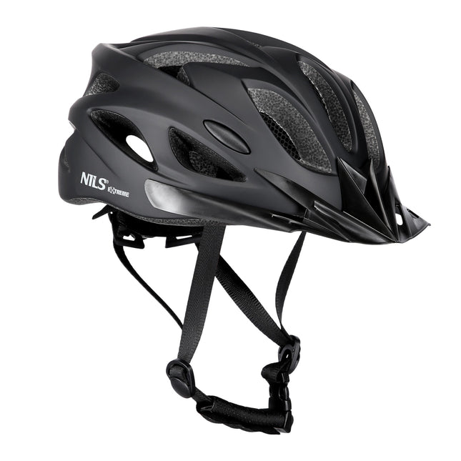 Black Cycling Helmet, Size L (55-61cm)