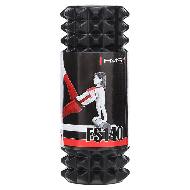 Zwarte foamroller, hoge dichtheid, 33 cm