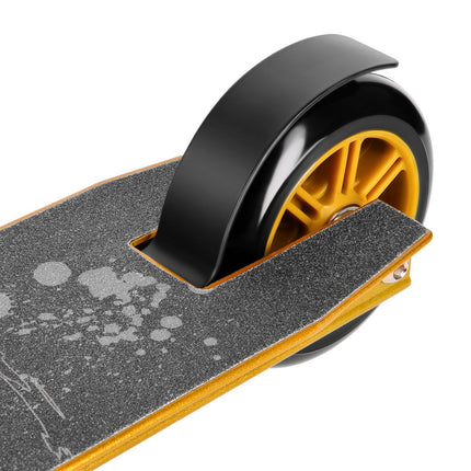 Black-Gold Stunt Scooter, Durable Design