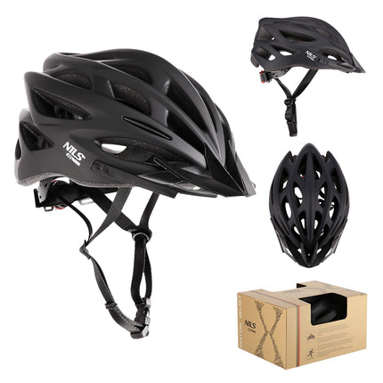 Black Helmet, Size S (53-55cm) – Nils Extreme