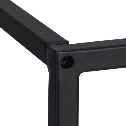 Black Iron Firewood Rack – Compact Log Holder