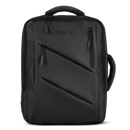 Black Laptop Backpack, USB-C Port, 15L Capacity