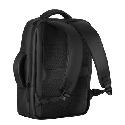 Black Laptop Backpack, USB-C Port, 15L Capacity