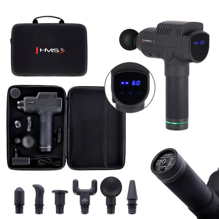 Black Massage Gun – Deep Tissue, Portable, Quiet