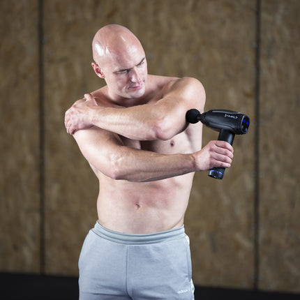 Black Massage Gun, Handheld Deep Tissue Massager