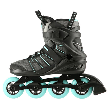 Black-Mint Size 44 Inline Skates, Adjustable