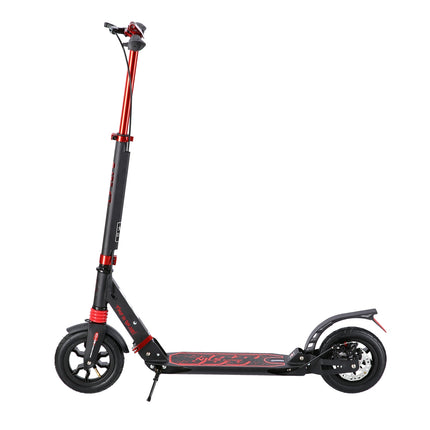 Black-Red Kick Scooter, Adjustable Height