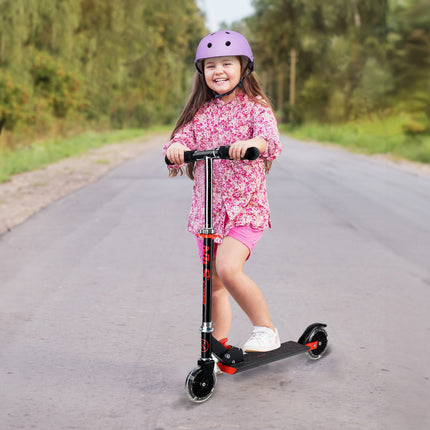 Black-Red Scooter, 120L, Durable Design