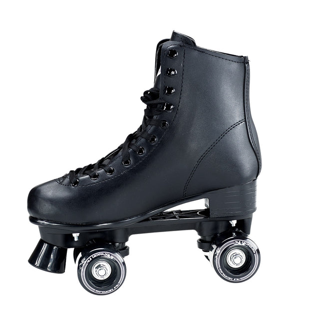Black Roller Skates, Size 40, Quad Design