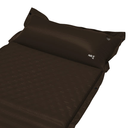 Black Self-Inflating Camping Mat, Compact & Portable