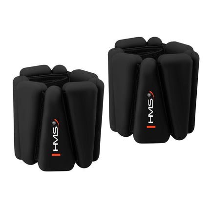 Black Silicone Ankle & Wrist Exercise Weights